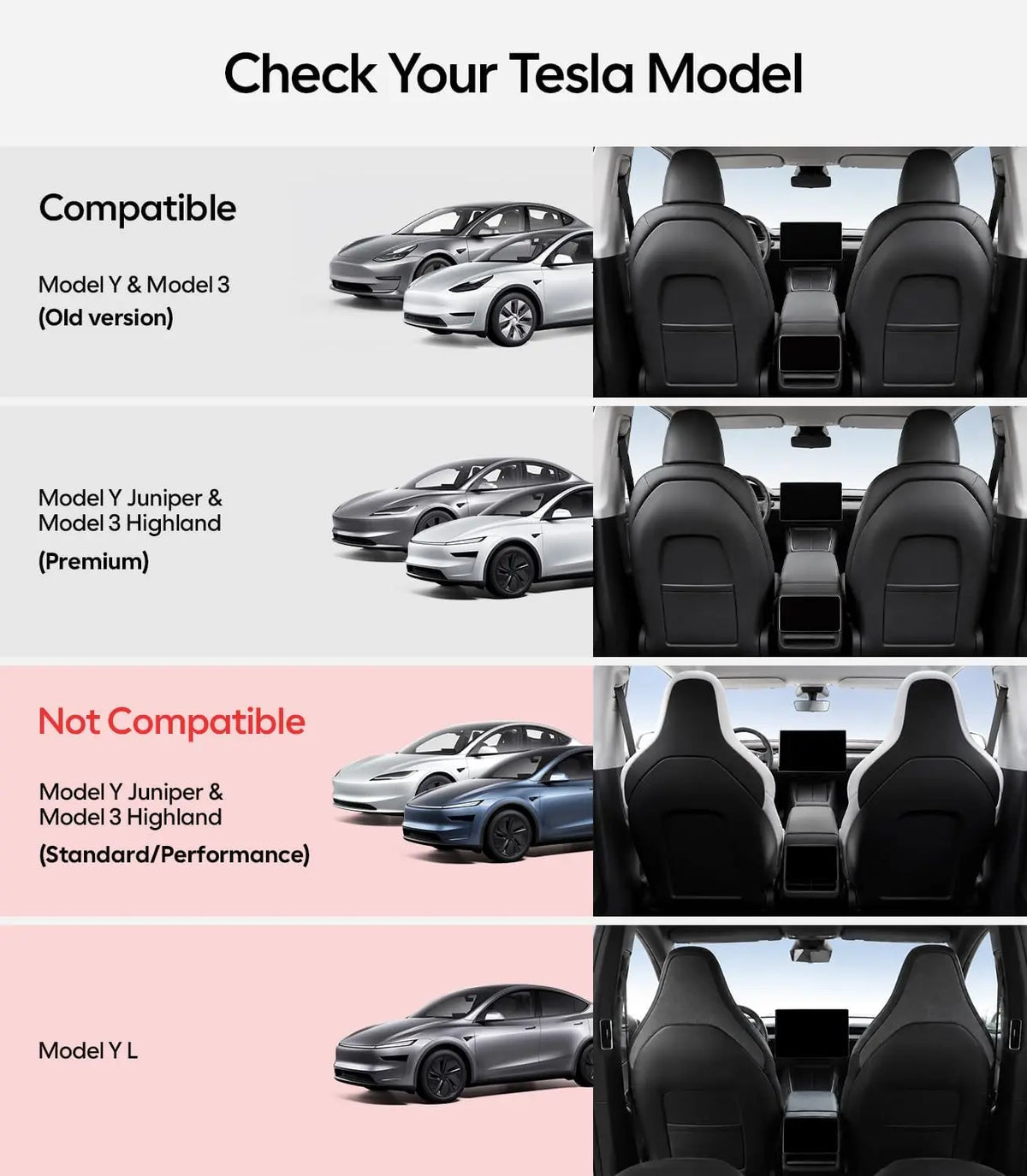 Wigoo 2PCS Foldable Hooks for Tesla Model3/Y 2017-2026 (Includes Highland/Juniper, Except Standard Version) WIGOO
