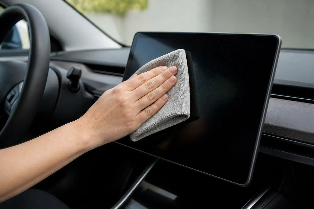 How to Clean a Tesla Touchscreen Safely: Fingerprints, Dust, Streaks, and Screen-Protector Care WIGOO