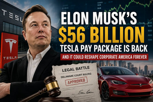Elon Musk’s $56 Billion Tesla Pay Package Is Back — And It Could Reshape Corporate America Forever WIGOO
