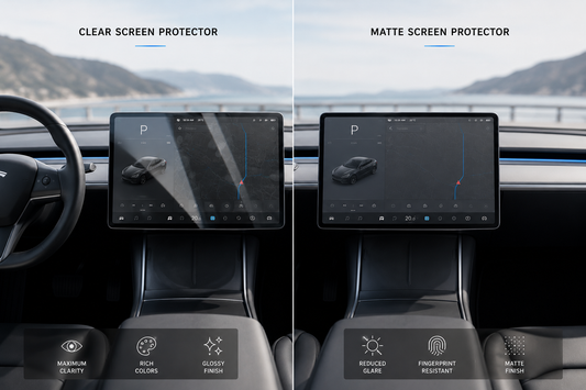 Clear vs Matte Tesla Screen Protectors in 2026: The Debate Every Model 3 and Model Y Owner Eventually Has WIGOO