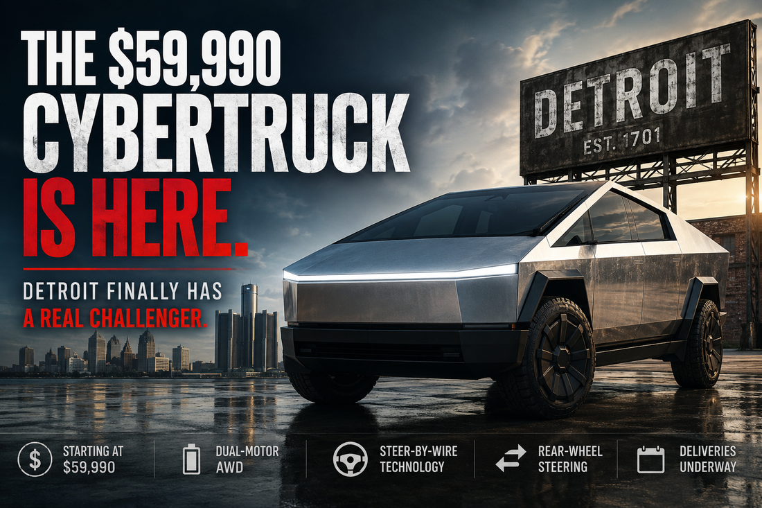 The $59,990 Cybertruck Is Here. And Detroit Finally Has a Real Challenger. WIGOO