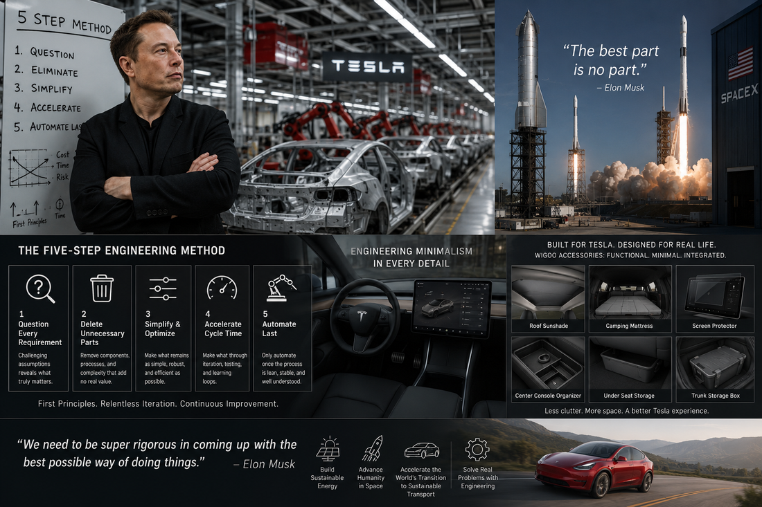 Elon Musk’s Five-Step Method: The Engineering Philosophy That Quietly Reshaped Tesla, SpaceX, and the Modern Manufacturing World
