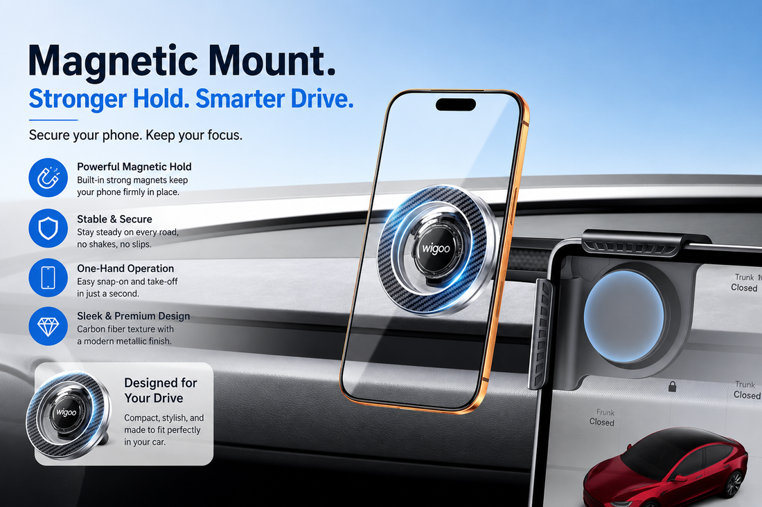 Your phone. Right where you need it. WIGOO