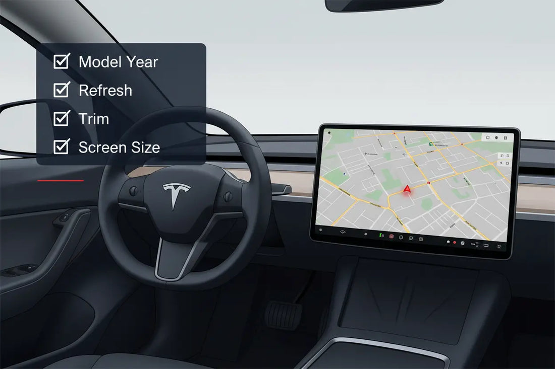 How to Verify Tesla Accessory Fitment Before You Buy: Model Year, Refresh, Trim, and Screen Size WIGOO