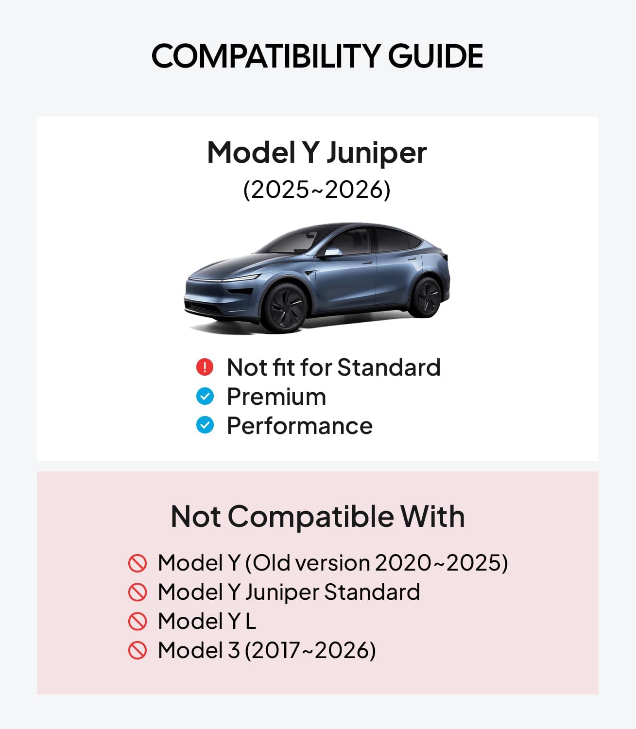 Wigoo Rear Bumper Guard for 2025-2026 Tesla Model Y Juniper Accessories WIGOO