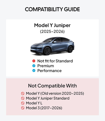Wigoo Rear Bumper Guard for 2025-2026 Tesla Model Y Juniper Accessories WIGOO