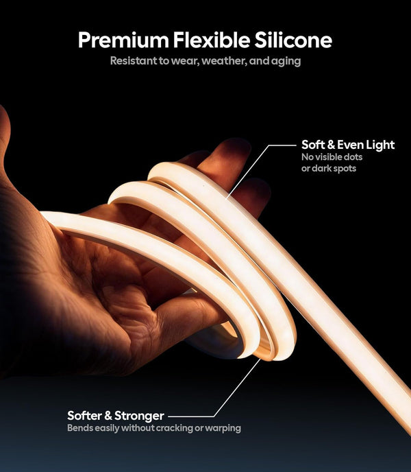 Wigoo Tesla Model Y Accessories Frunk COB Light Strip[Tool-Free & Damageless Installation, Seamless and Uniform Glow], Waterproof, Fit for 2020-2026 Tesla Model Y/Juniper, Cool White Light. WIGOO