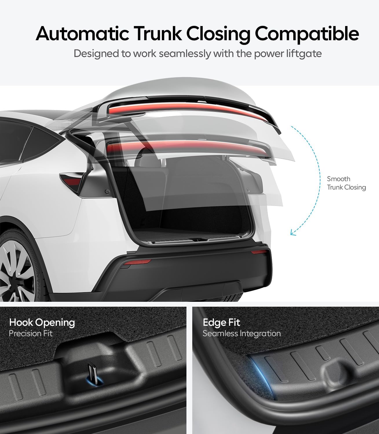 Wigoo Rear Bumper Guard for 2025-2026 Tesla Model Y Juniper Accessories WIGOO