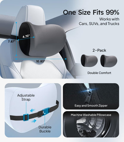 Car mirror cover with features highlighted on a light blue background