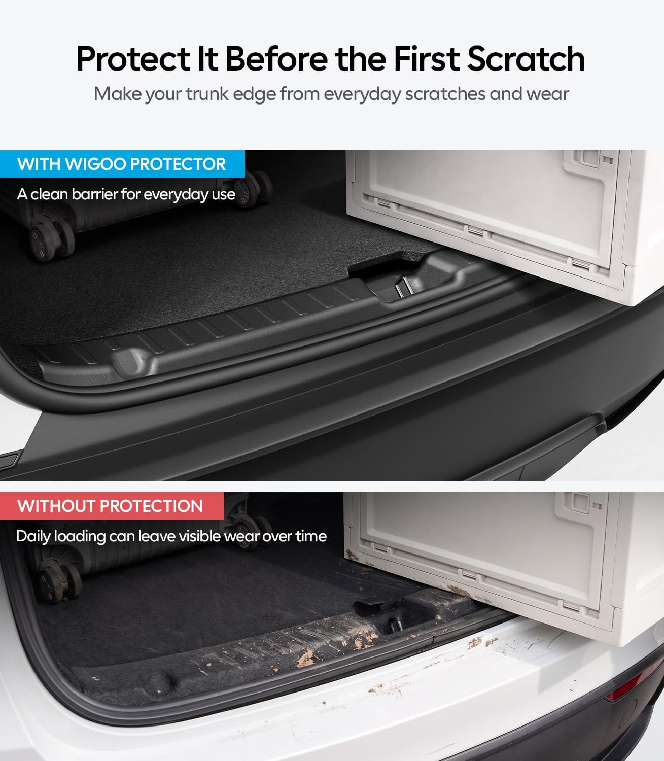 Wigoo Rear Bumper Guard for 2025-2026 Tesla Model Y Juniper Accessories WIGOO
