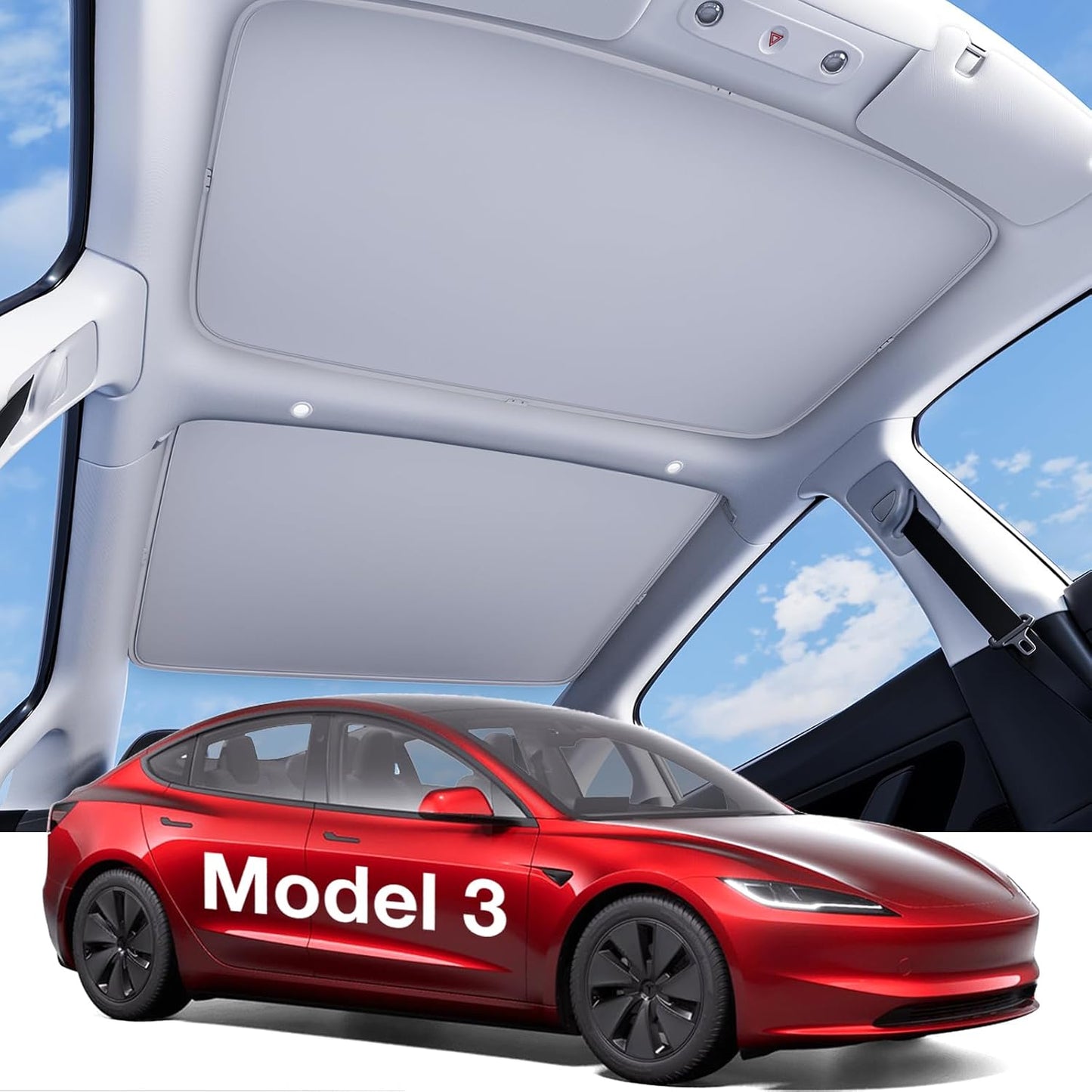 Wigoo Sunshade Roof For Model 3 2020-2026 WIGOO