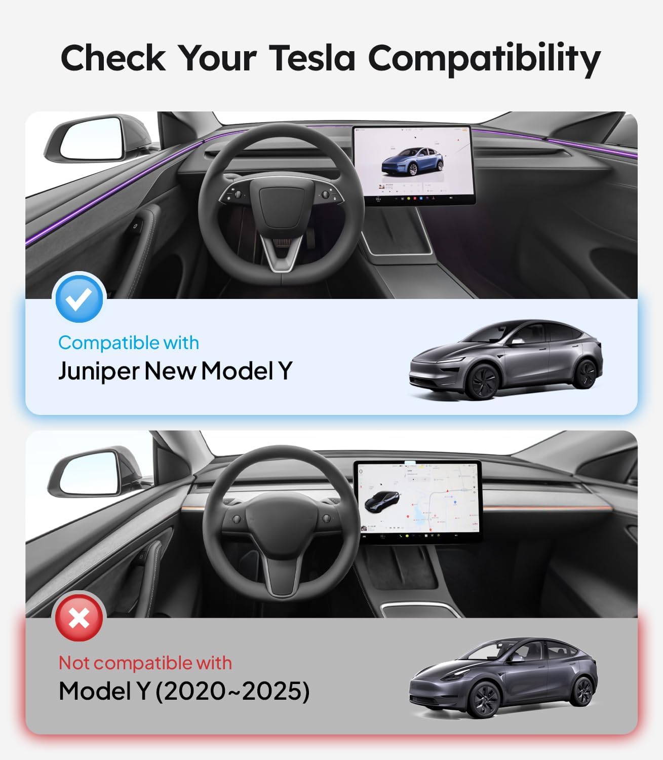 Wigoo Gray Sunshade Roof For New Model Y Juniper 2025-2026 WIGOO