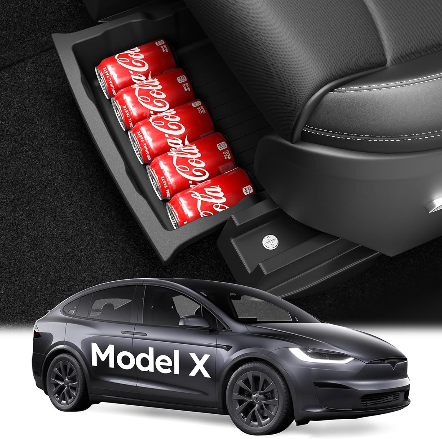 Wigoo Under Seat Storage Box For Model X 2022-2025 WIGOO